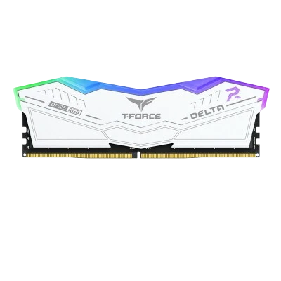 T-Force Delta RGB 16GB(16GBx1) DDR5 5200MHz Desktop RAM (WHITE)