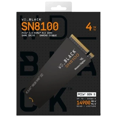 WD SN8100 NVMe Gen5 SSD (4TB)