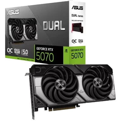ASUS Dual GeForce RTX 5070 12GB GDDR7 OC Edition 1