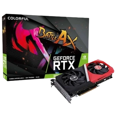 COLORFUL GeForce RTX 3060 BATTLE AX DUO 12GB V2-V GDDR6 (BLACK)