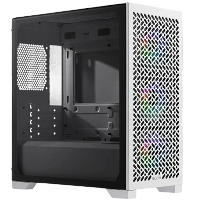 Cooler Master Elite 302 ARGB M-ATX PC Case (WHITE)