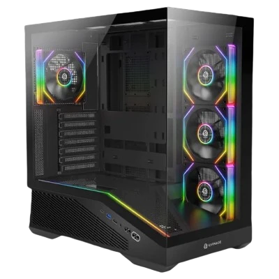 KARNAGE HYPERBEAST ARGB ATX MID TOWER PC CASE (BLACK) 1
