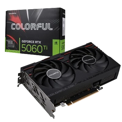 COLORFUL GEFORCE RTX 5060 TI GAMING DUO 8GB V2-V (BLACK)