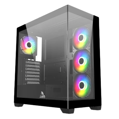 TAG LUMINOR ATX MID-TOWER PC CASE (BLACK)