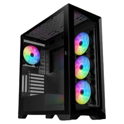 KARNAGE GUARDIAN ARGB ATX MID TOWER PC CASE (BLACK) 1