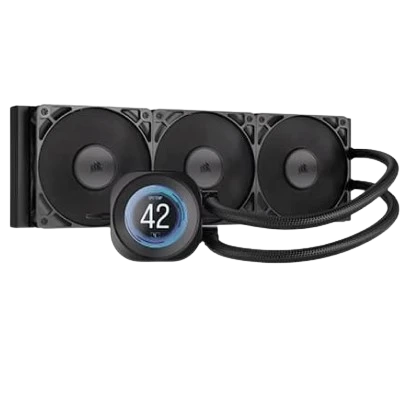 Corsair NAUTILUS 360 RS LCD Liquid CPU Cooler 360mm (BLACK)