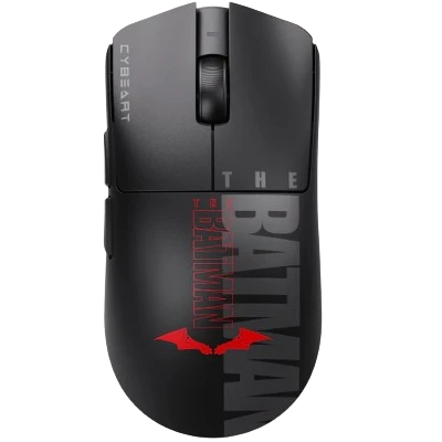 CYBEART Artemis-The Batman 1K 52g Ultra-light Hot-Swap Tri-Mode Gaming Mouse (BLACK) 1