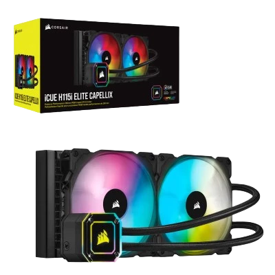 Corsair iCUE H115i ELITE CAPELLIX 280mm RGB (BLACK)