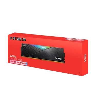 XPG ADATA Lancer RGB 16GB DDR5 6000 MHz Desktop Memory (AX5U6000C4016G-CLARBK)