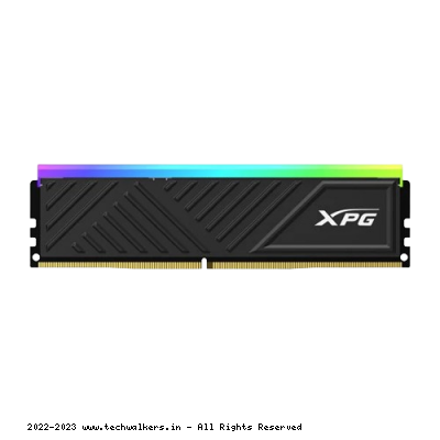 XPG ADATA SPECTRIX D35G 16GB 3200 MHz DDR4 RGB DESKTOP MEMOREY (AX4U320016G16A-SBKD35G)