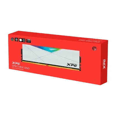 XPG ADATA SPECTRIX D50 (AX4U32008G16A-ST50) 8GB 3200 MHz RGB DESKTOP MEMORY