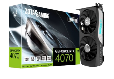 ZOTAC GAMING GeForce RTX 4070 Twin Edge 12GB GDDR6X