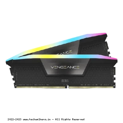 Corsair Vengeance RGB DDR5 32GB (16x2) 6000MHz Desktop Memorey Black CL30 1