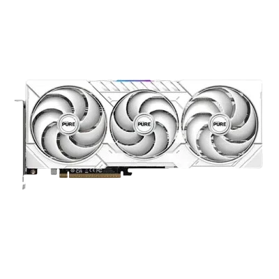 SAPPHIRE PURE AMD RADEON RX9070 OC 16GB GDDR6 GRAPHIC CARD (WHITE) 1