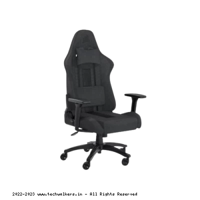 CORSAIR TC100 RELAXED Gaming Chair - Fabric Black & Grey 1