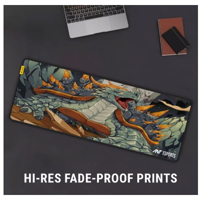 ANT ESPORTS GOLDEN DRAGON GAMING MOUSE PAD (GOLD) 1