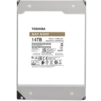 TOSHIBA N300 14TB NAS Hard Drive 7200 RPM 1