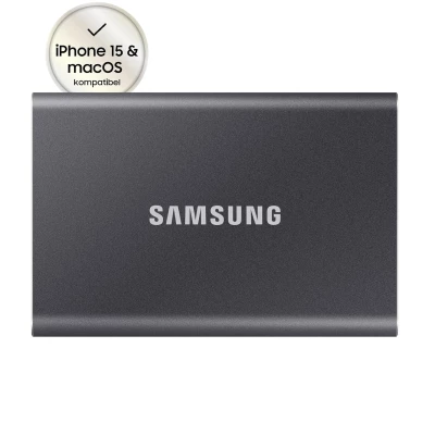 SAMSUNG Portable SSD T7 USB 3.2 1TB (TITAN GRAY) 1