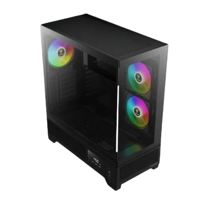 GAMDIAS ATLAS M1 ARGB MID-TOWER PC CASE (BLACK) 1