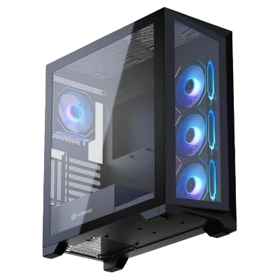 KARNAGE GUARDIAN ARGB ATX MID TOWER PC CASE (BLACK) 2