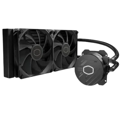 CoolerMaster MASTERLIQUID 240L CORE 240mm CPU LIQUID COOLER (BLACK) 2