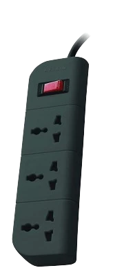 Belkin Essential Series 3-Socket Surge Protector Universal Socket 1