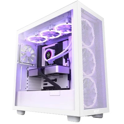 NZXT H7 Flow WHITE Mid-Tower Airflow 1