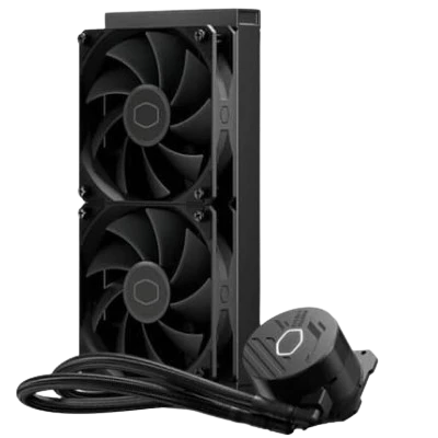 CoolerMaster MASTERLIQUID 240L CORE 240mm CPU LIQUID COOLER (BLACK) 3