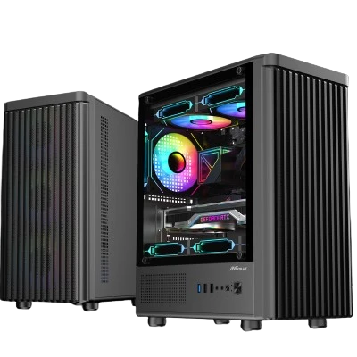 Ant value VM45 M-ATX Mid Tower Pc Case (Black) 2