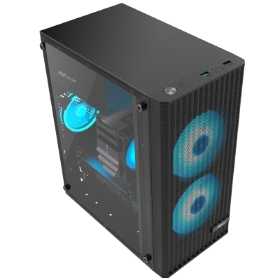 Ant value VM10 M-ATX Mid Tower Pc Case (Black) 2