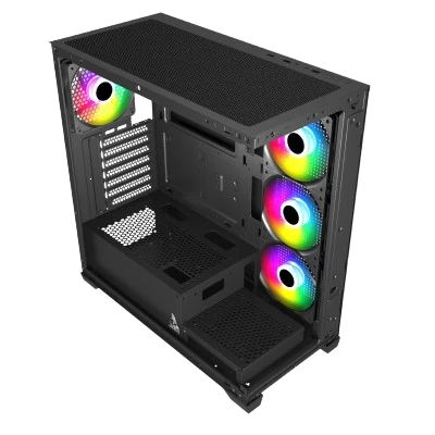 TAG LUMINOR ATX MID-TOWER PC CASE (BLACK) 2