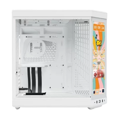 HYTE Y70 TOUCH INFINITE Dual Chamber Mid-Tower E-ATX (SNOW WHITE) 2