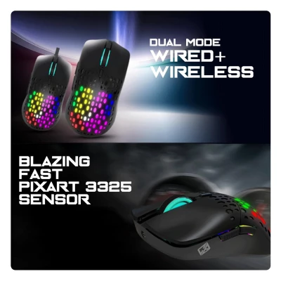 Cosmic Byte SENTINEL RGB Wireless + Wired Dual Mode Gaming Mouse 2