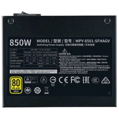 COOLER MASTER V SFX GOLD 850 80 PLUS GOLD FULLY MODULAR SMPS ATX 3.1 (BLACK) 03 TW Product Gallery COOLER MASTER V SFX GOLD 850 80 PLUS GOLD FULLY MODULAR SMPS ATX 3.1 (BLACK) 03 TW Product Gallery