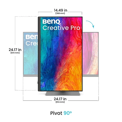 BenQ MONITOR PD2732U (DARK GREY) 03 TW Product Gallery BenQ MONITOR PD2732U (DARK GREY) 03 TW Product Gallery