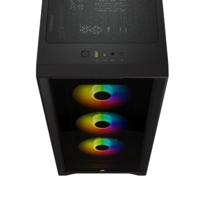 Corsair iCUE 4000X RGB Mid-Tower ATX (BLACK) 2