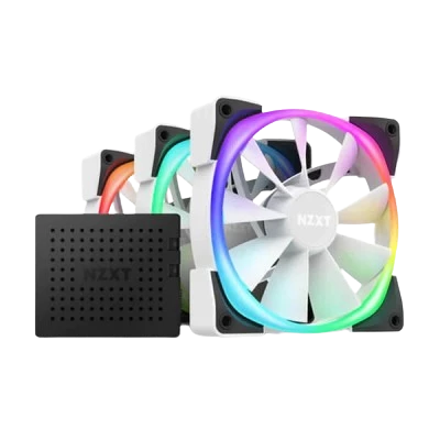 NZXT Aer RGB 2 120mm Triple Starter Pack (WHITE) 2