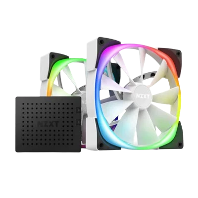 NZXT Aer RGB 2 140mm Twin Starter Pack (WHITE) 2