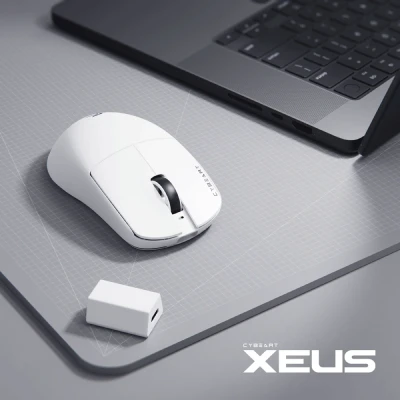CYBEART Xeus 8K 39g Superlight Tri-Mode Gaming Mouse (WHITE) 4