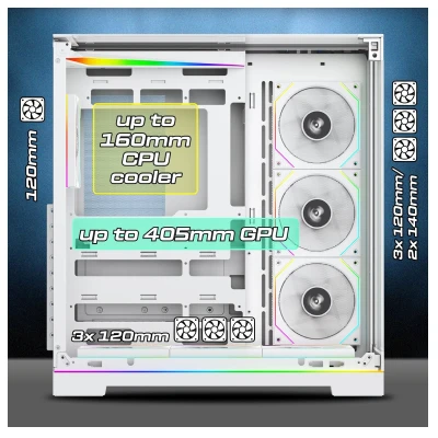 TAG SUPERNOVA ATX FULL-TOWER PC CASE (WHITE) 3