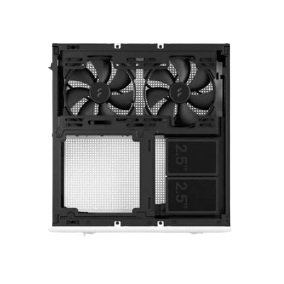 Fractal Design Ridge PCIe 4.0 (M-ITX) Mini Tower Cabinet White (FD-C-RID1N-12) 3