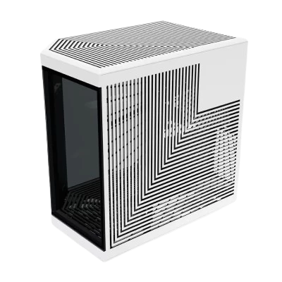 HYTE Y70 TOUCH INFINITE Dual Chamber Mid-Tower E-ATX PANDA (WHITE-BLACK) 3