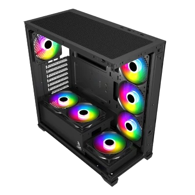 TAG LUMINOR ATX MID-TOWER PC CASE (BLACK) 3