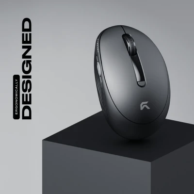 CYBEART Pocket Wireless Ergonomic Mouse (BLACK) 4