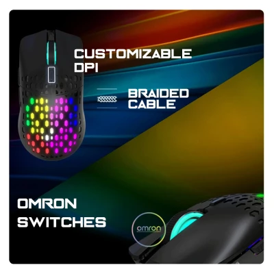 Cosmic Byte SENTINEL RGB Wireless + Wired Dual Mode Gaming Mouse 3