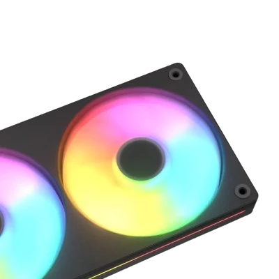 COUGAR UNITY 360 ARGB FRONT BLADE 120*3 SINGLE FRAME PWM FANS (BLACK) 5