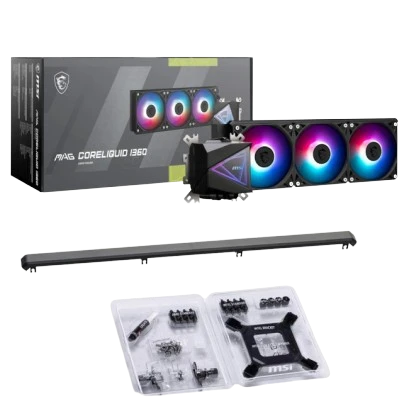 MSI MAG CORELIQUID I360 CPU LIQUID COOLER 360mm (BLACK) 5