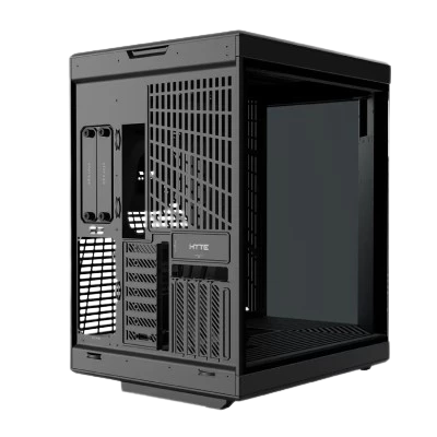 HYTE Y70 TOUCH INFINITE Dual Chamber Mid-Tower E-ATX (PITCH BLACK) 5