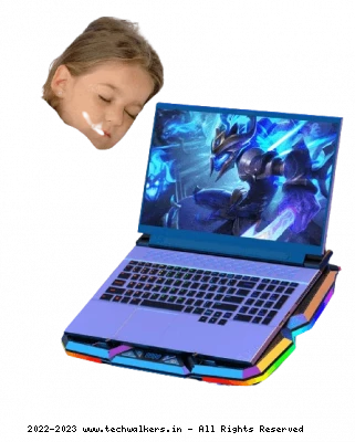 CosmicByte Cyclone RGB Laptop Cooling Pad WITH 5 FAN 17" 5