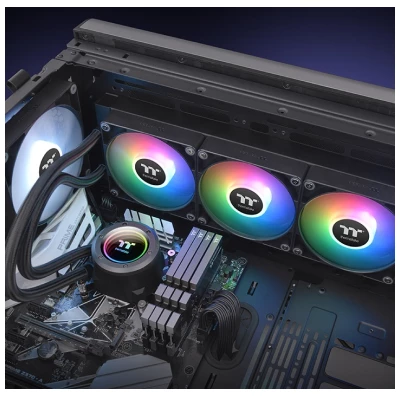 THERMALTAKE TH360 V2 ARGB Sync AIO Liquid Cooler 360mm (BLACK) 5
